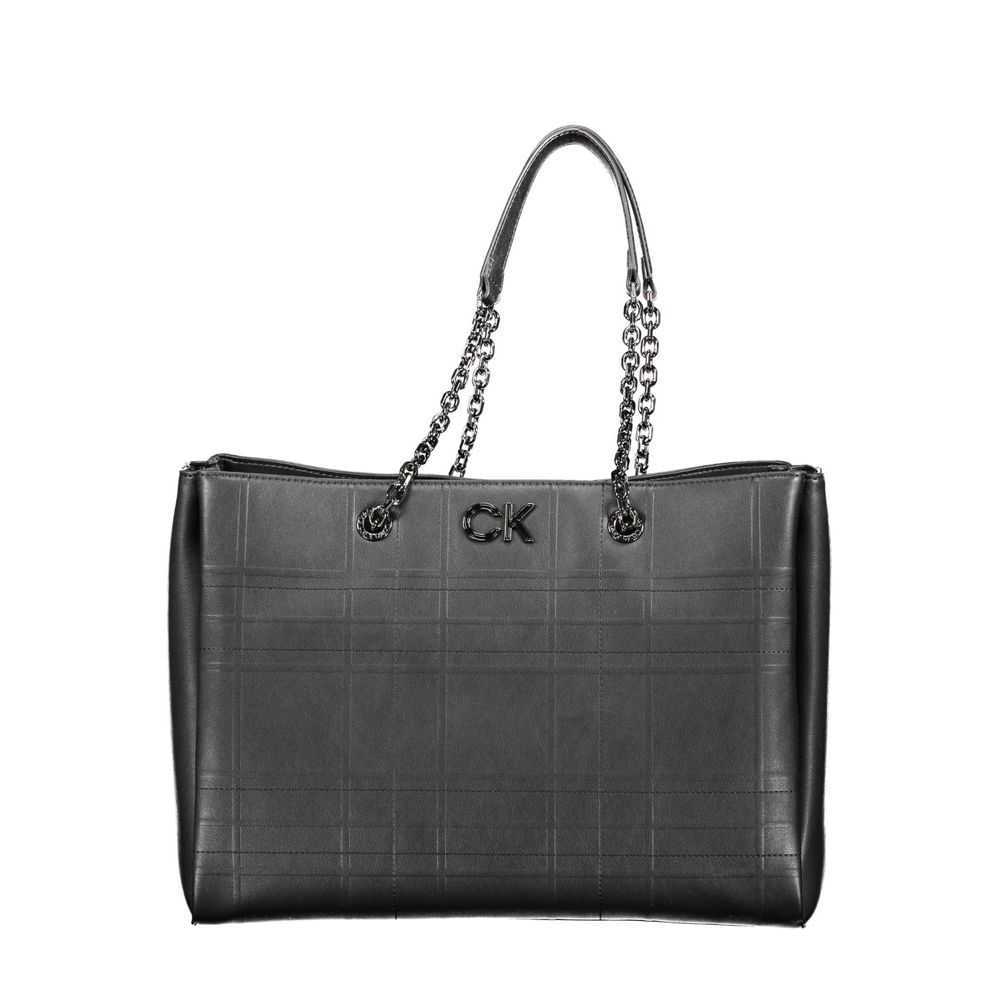 Sac à main en polyester noir Calvin Klein