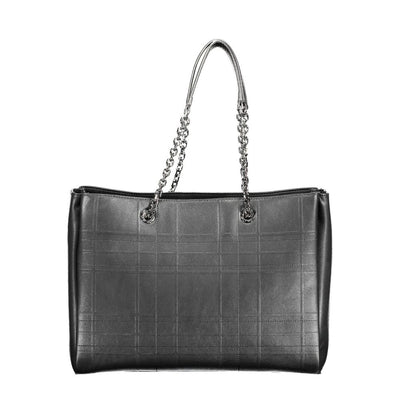 Sac à main en polyester noir Calvin Klein