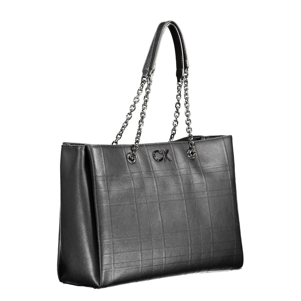 Sac à main en polyester noir Calvin Klein