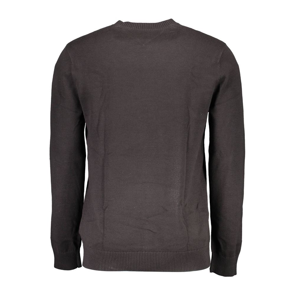 Pull en coton noir Tommy Hilfiger