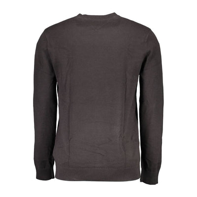 Pull en coton noir Tommy Hilfiger