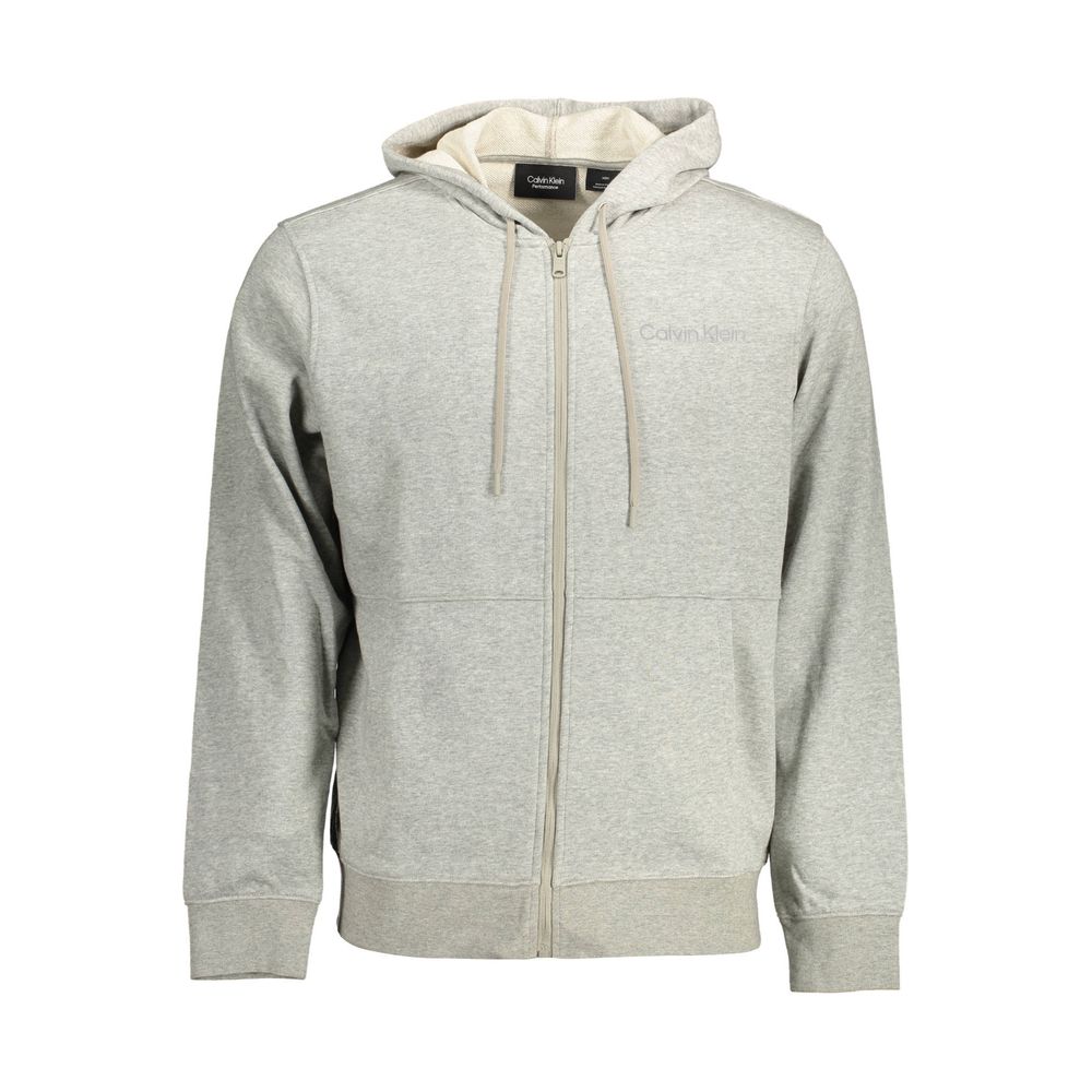 Pull en coton gris Calvin Klein