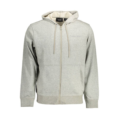 Pull en coton gris Calvin Klein