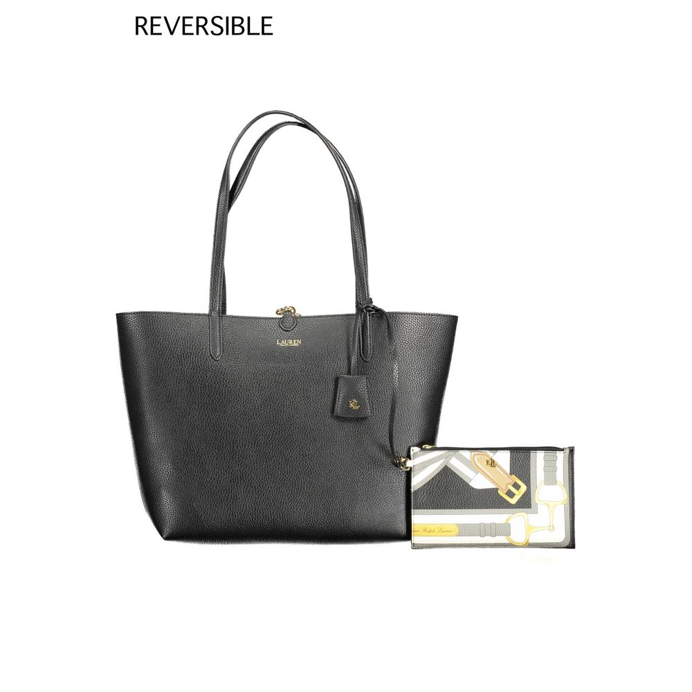 Sac à main en polyéthylène noir Ralph Lauren