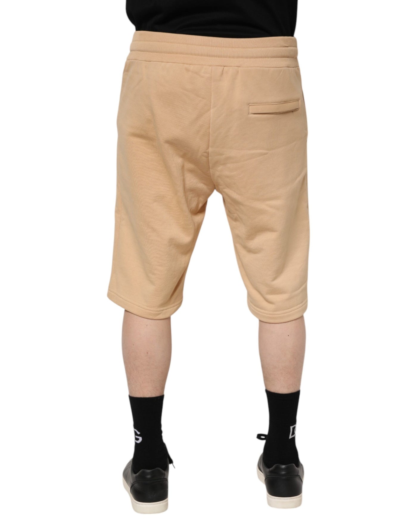 Dolce &amp; Gabbana Gele Katoenen Heren Bermuda Sweatshorts Shorts