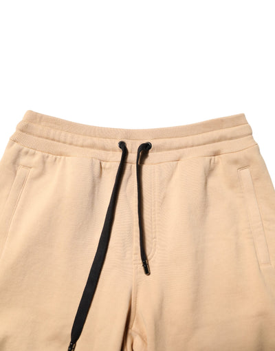 Dolce &amp; Gabbana Gele Katoenen Heren Bermuda Sweatshorts Shorts