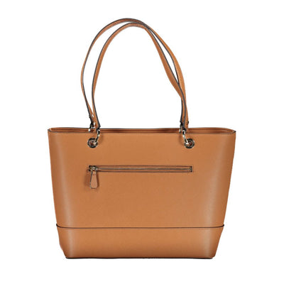 Sac à main Guess Jeans en polyéthylène marron