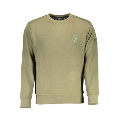 Pull en coton vert US Grand Polo