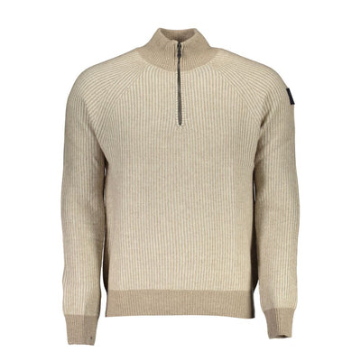 Pull en laine beige North Sails