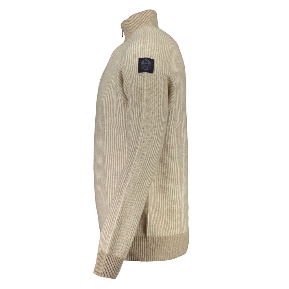 Pull en laine beige North Sails