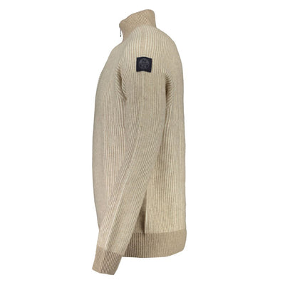 Pull en laine beige North Sails