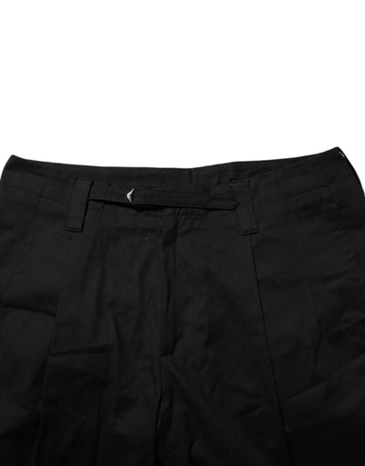 Dolce &amp; Gabbana Zwarte Katoenen Knielange Bermuda Shorts voor Heren