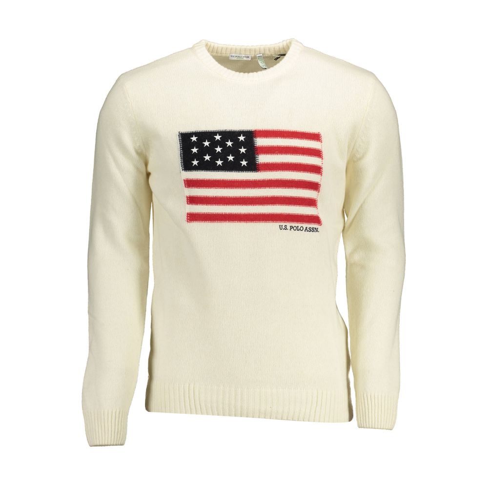 Pull en laine blanc US POLO ASSN.