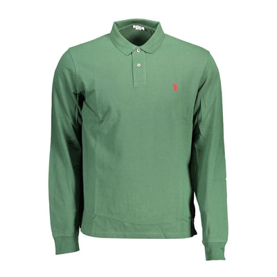 U.S. POLO ASSN. Green Cotton Polo Shirt