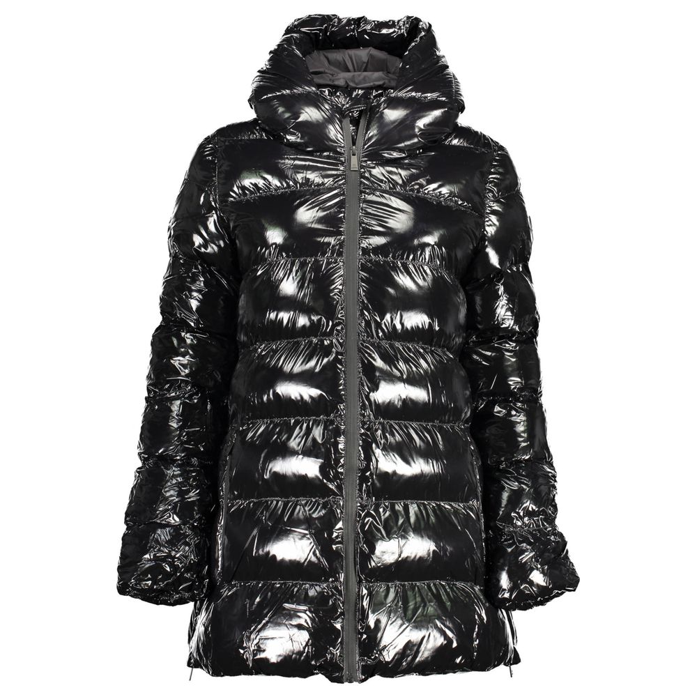 US POLO ASSN. Zwarte polyester jassen en jassen