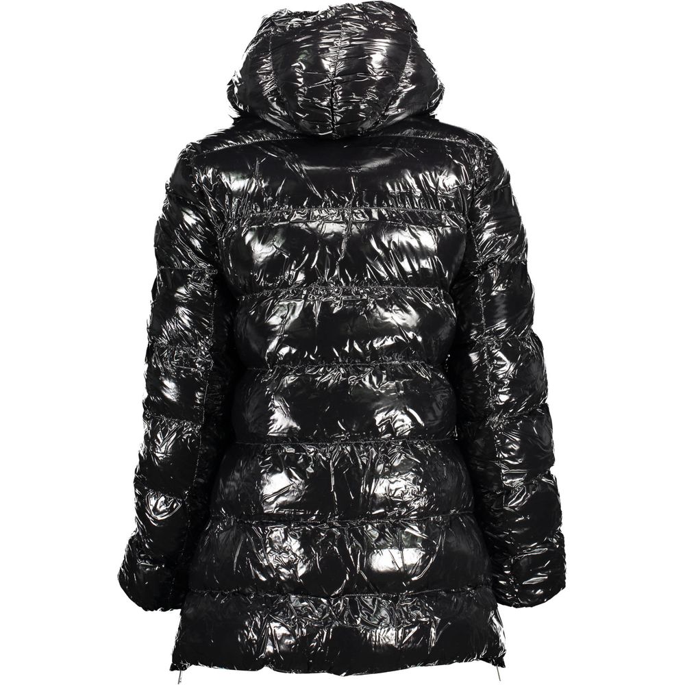 US POLO ASSN. Zwarte polyester jassen en jassen