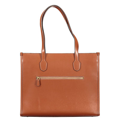 Sac à main Guess Jeans en polyéthylène marron