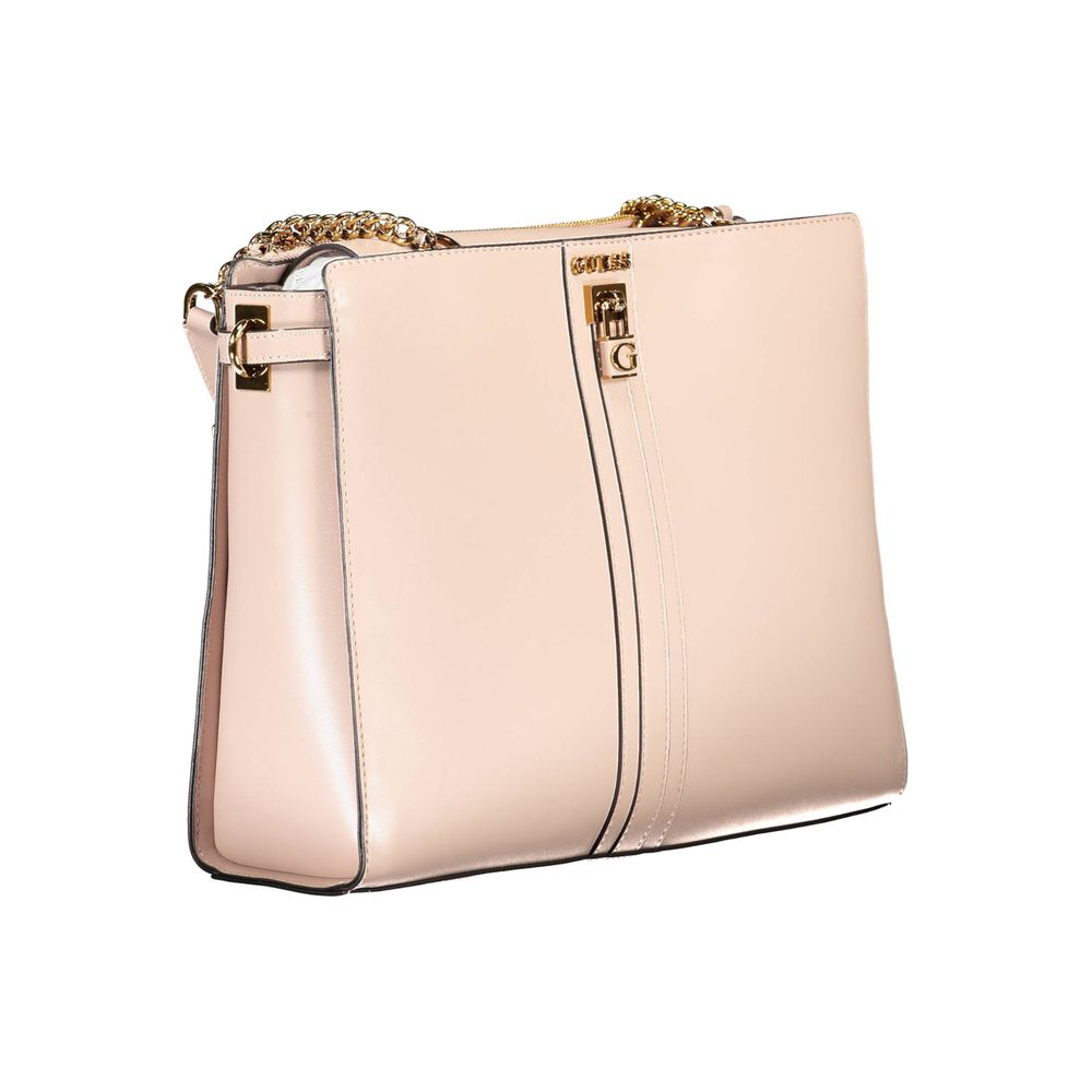 Sac à main Guess Jeans en polyéthylène rose