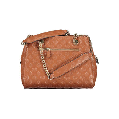 Sac à main Guess Jeans en polyéthylène marron