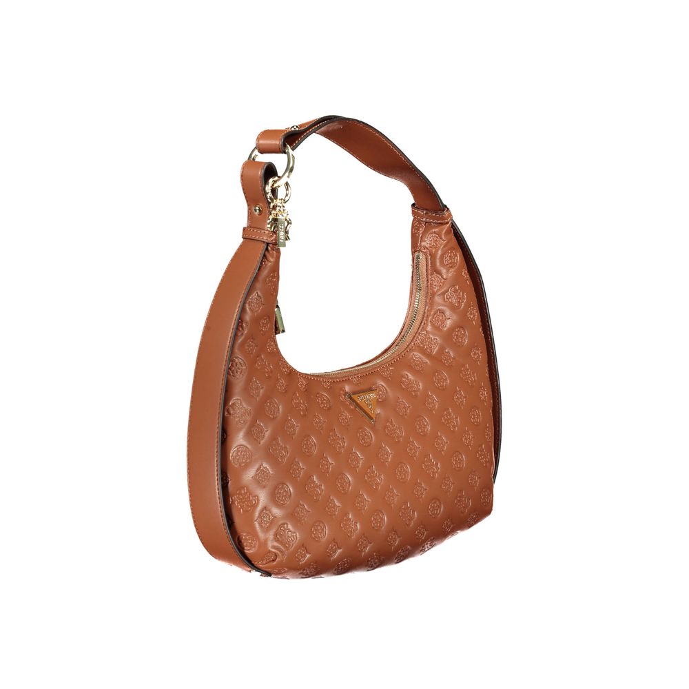 Sac à main Guess Jeans en polyéthylène marron