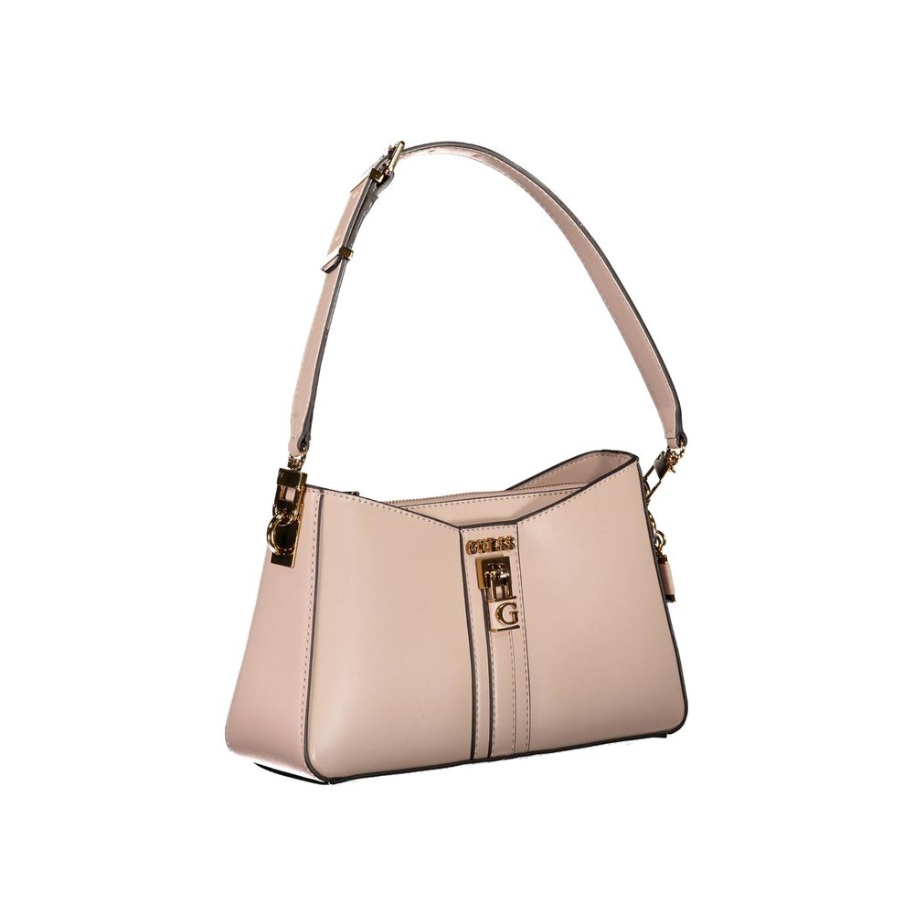 Sac à main Guess Jeans en polyéthylène rose