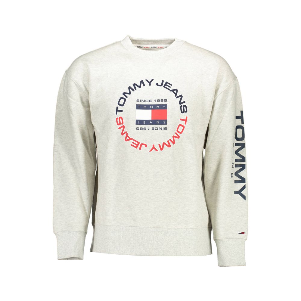 Pull en coton gris Tommy Hilfiger
