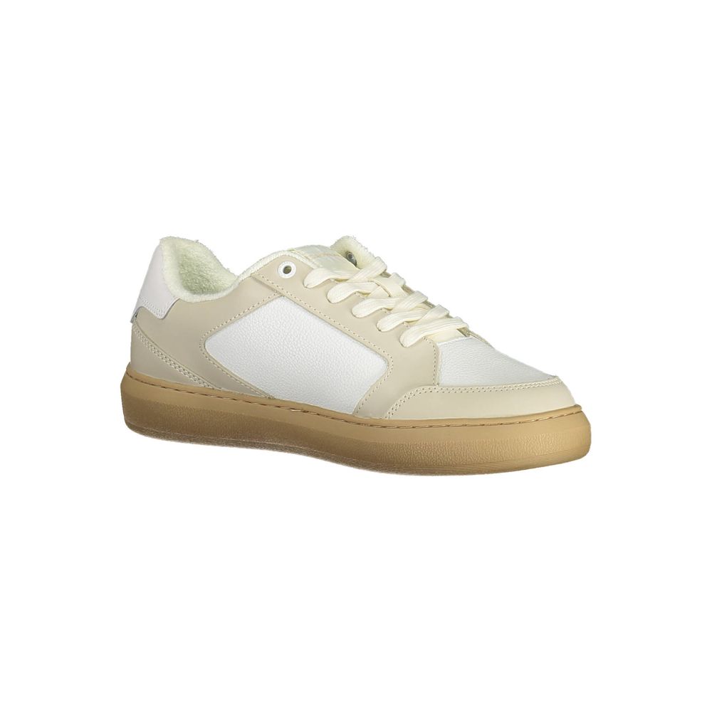 Calvin Klein witte polyester sneaker
