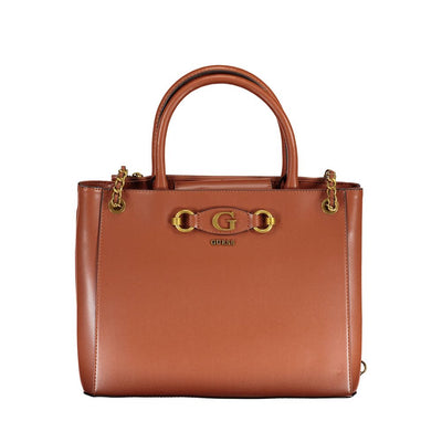 Sac à main Guess Jeans en polyéthylène marron