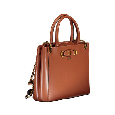 Sac à main Guess Jeans en polyéthylène marron