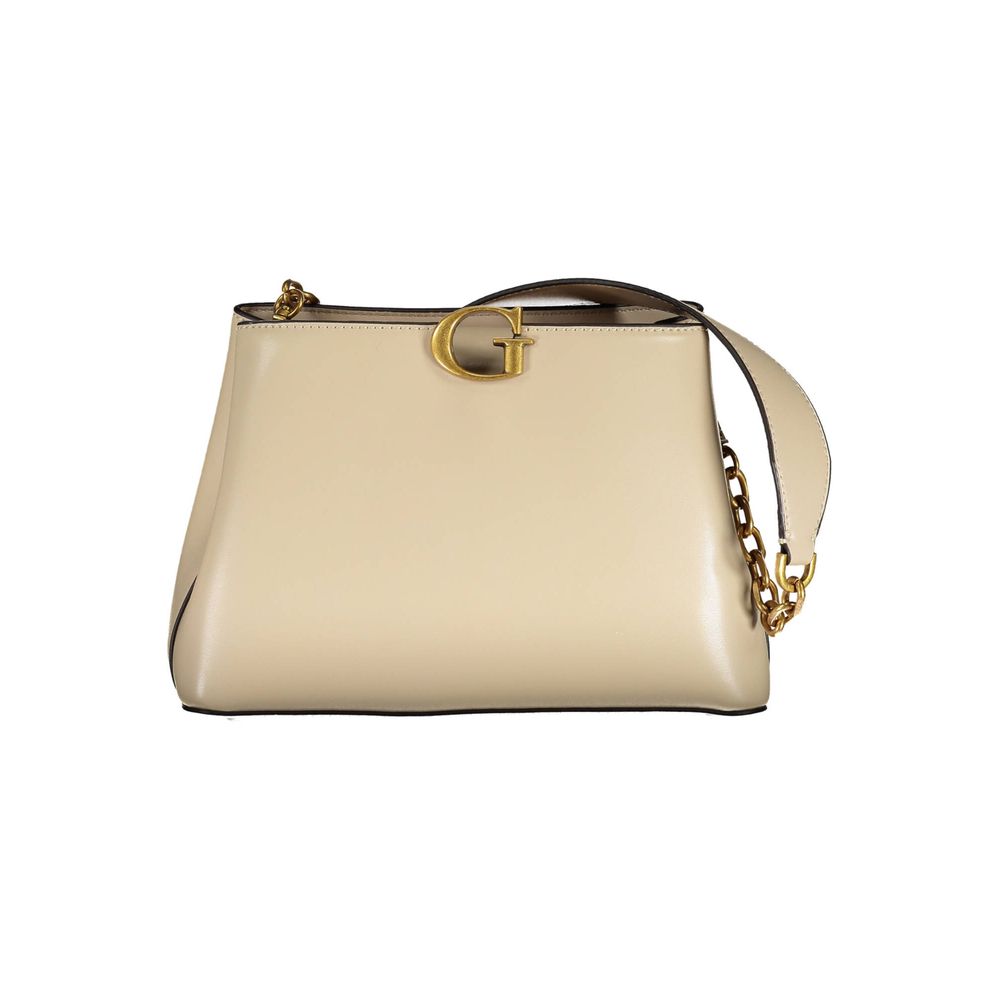 Sac à main Guess Jeans en polyéthylène beige