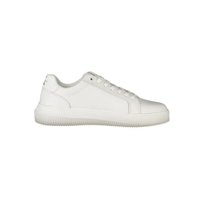 Calvin Klein witte polyester sneaker