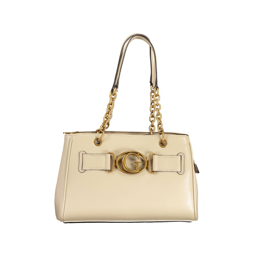 Sac à main Guess Jeans en polyéthylène beige