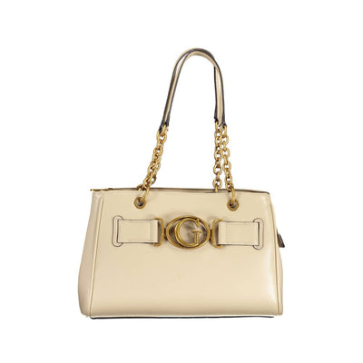 Sac à main Guess Jeans en polyéthylène beige