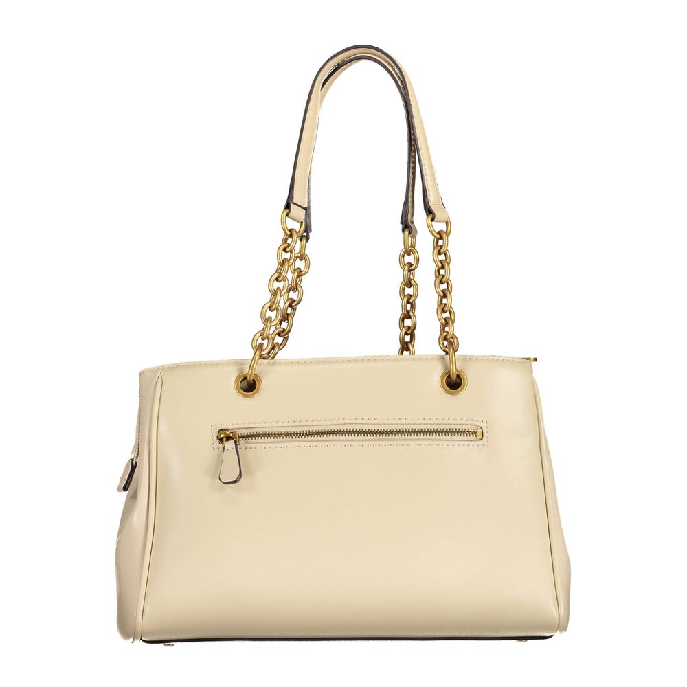 Sac à main Guess Jeans en polyéthylène beige