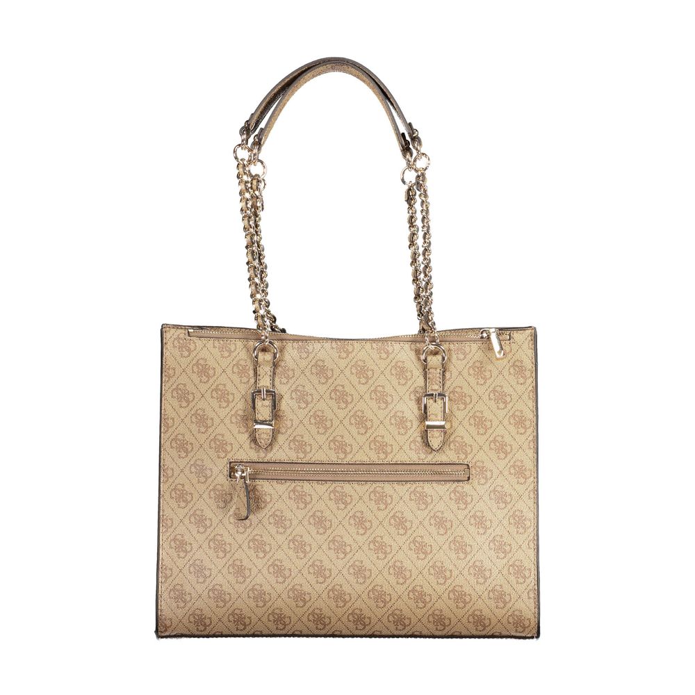 Sac à main Guess Jeans en polyéthylène beige