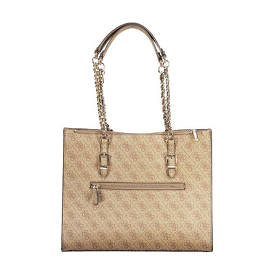 Sac à main Guess Jeans en polyéthylène beige