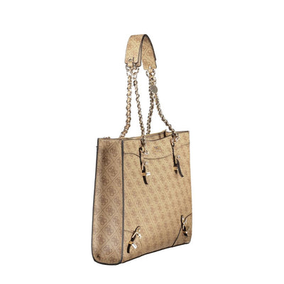 Sac à main Guess Jeans en polyéthylène beige