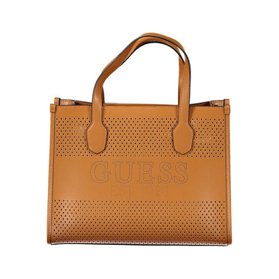 Sac à main Guess Jeans en polyéthylène marron