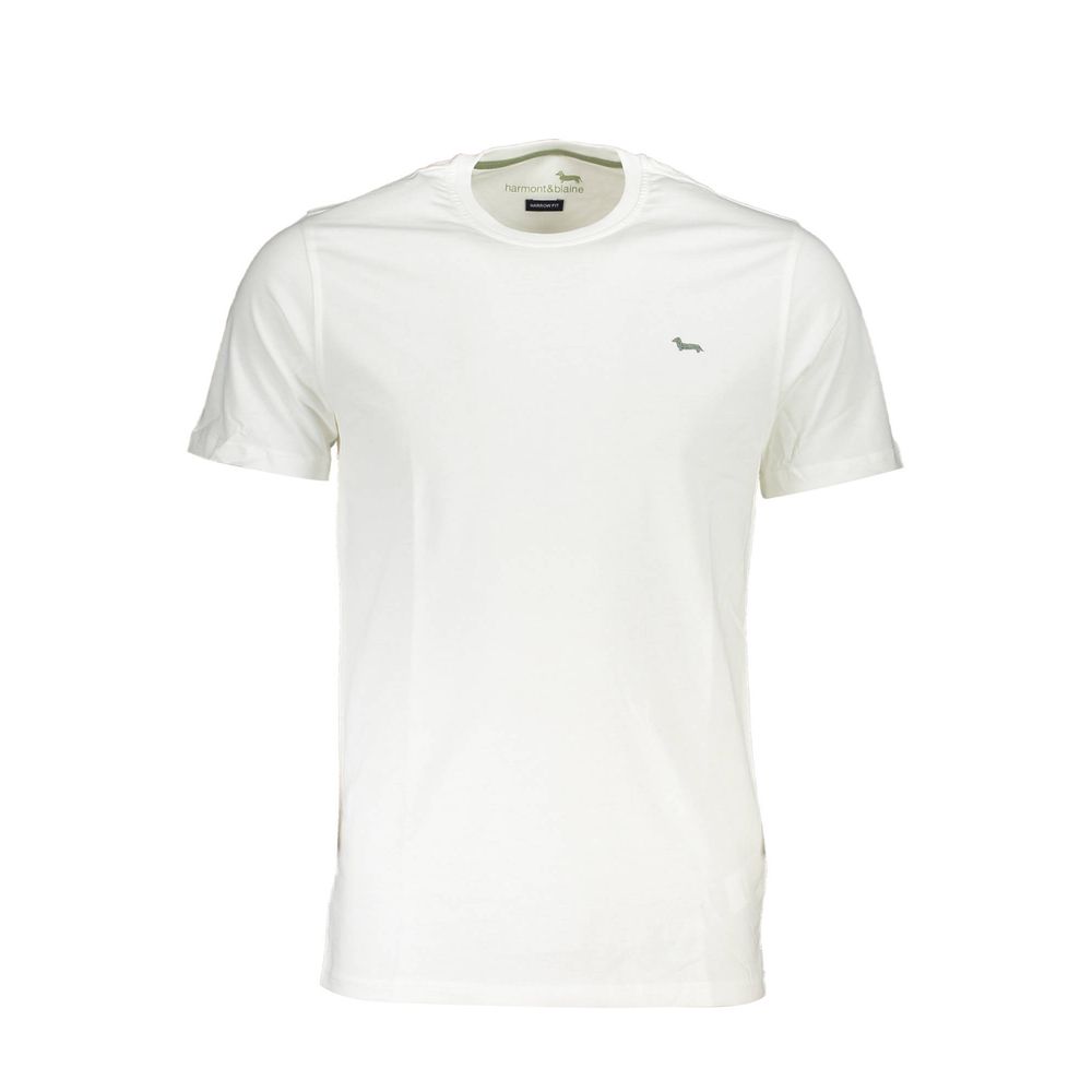 T-shirt en coton blanc Harmont &amp; Blaine