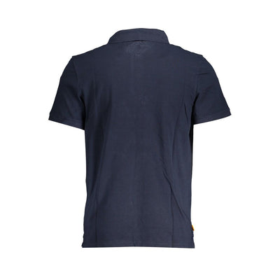 Timberland Blue Cotton Polo Shirt