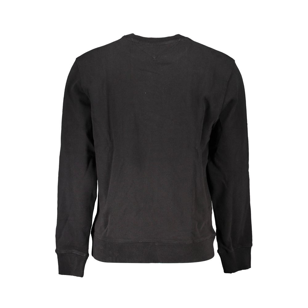 Pull en coton noir Tommy Hilfiger