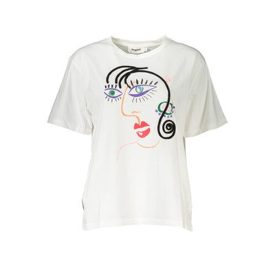 Hauts et t-shirts en coton blanc Desigual