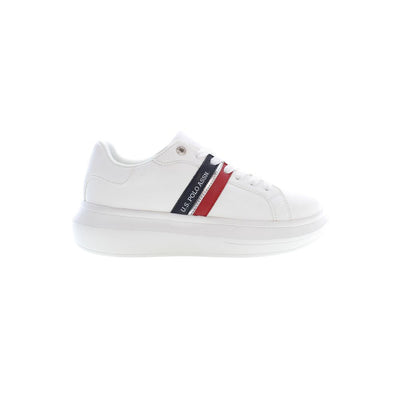 Baskets blanches en polyester US POLO ASSN.