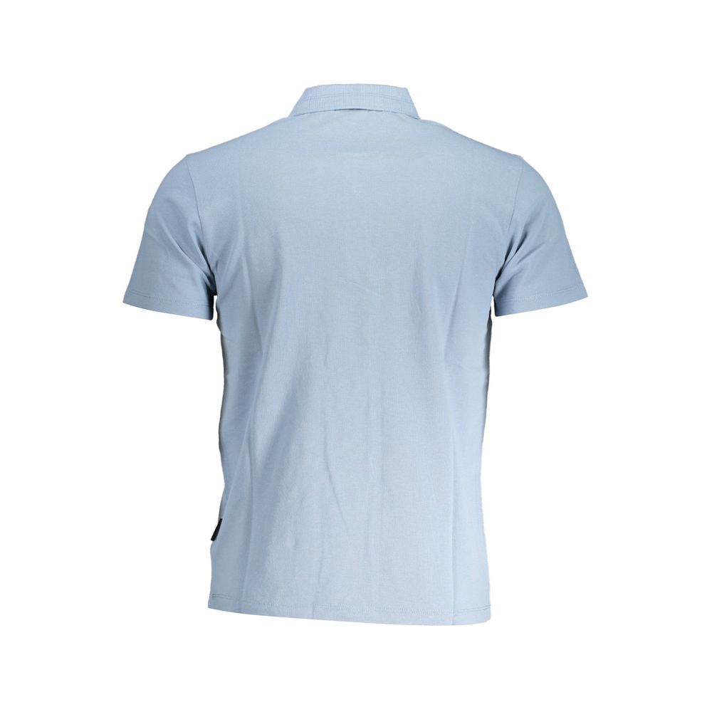 Polo Napapijri en coton bleu