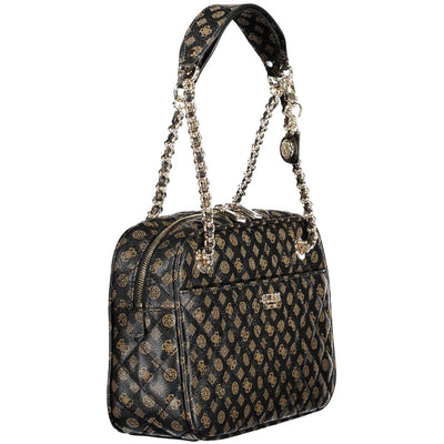 Sac à main Guess Jeans en polyéthylène marron