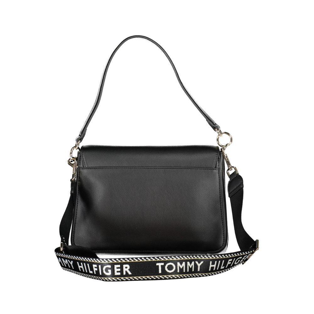Sac à main Tommy Hilfiger en polyester noir
