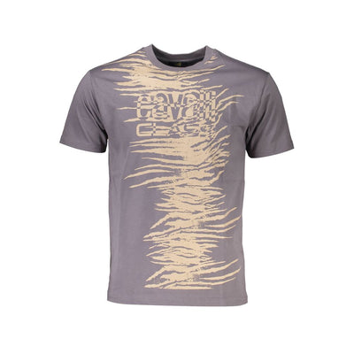 T-shirt en coton gris Cavalli Class