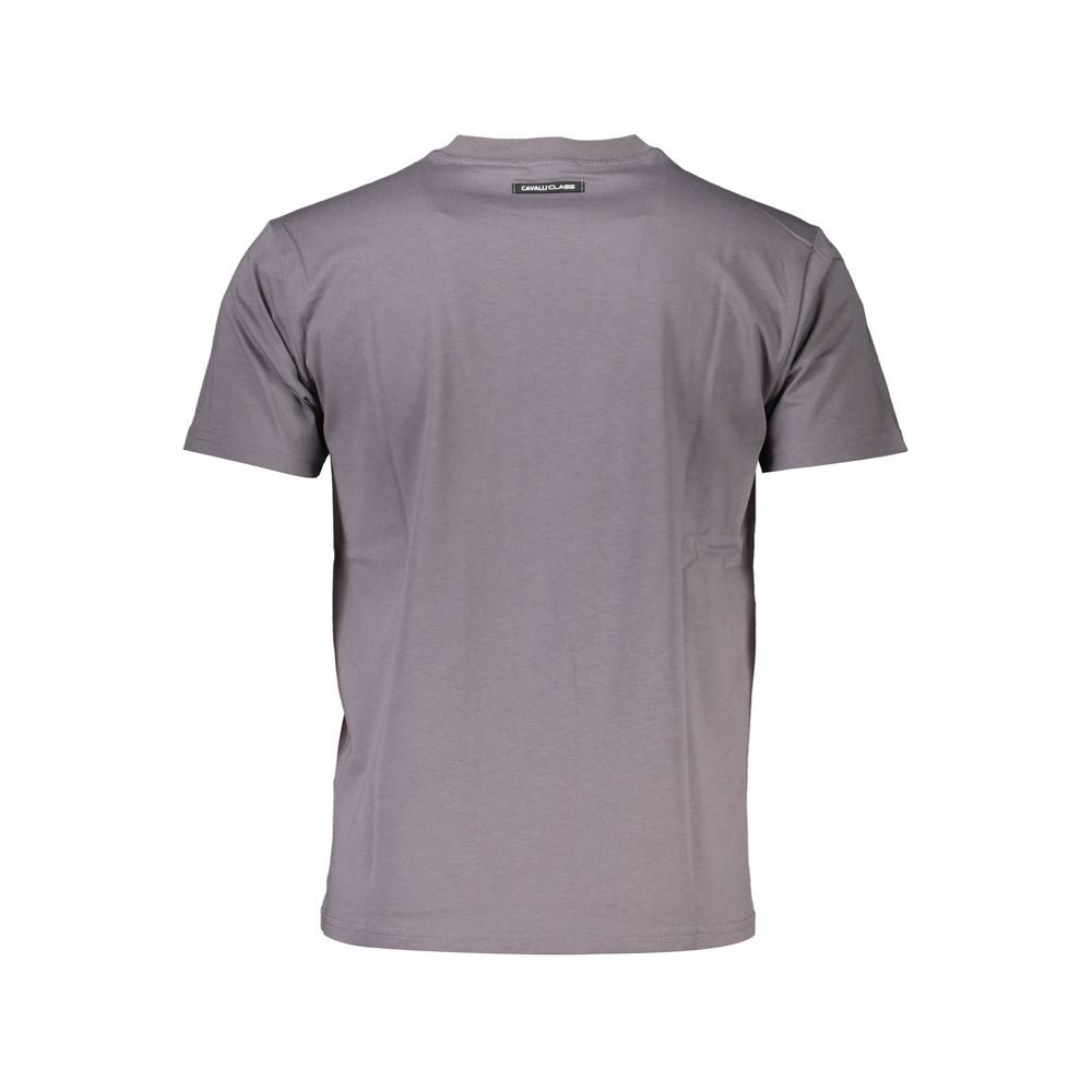 T-shirt en coton gris Cavalli Class