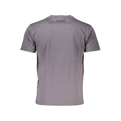 T-shirt en coton gris Cavalli Class