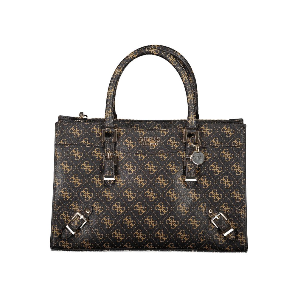Sac à main Guess Jeans en polyéthylène marron